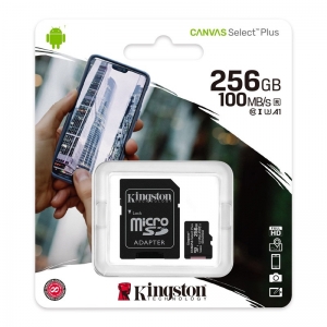 Kingston SD Card 256GB+SD adapter SDCS2/256GB